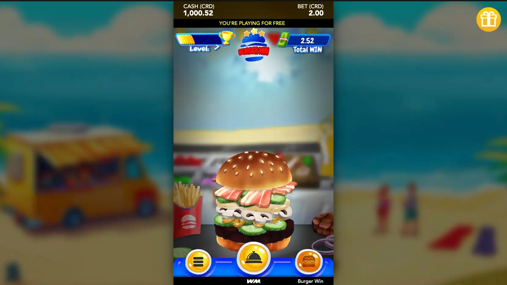 como jugar burger win